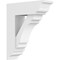 Ekena Millwork Standard Olympic Architectural Grade PVC Bracket with Traditional Ends, 3"W x 12"D x 14"H BKTP03X12X14OLY01 - alternate 1
